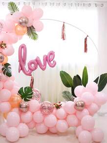 1 Bộ Nhựa Trang Trí Bóng Vòng Vòng Hoa, Trung Tâm Tiệc Bóng Vòng Hoa, Trang Trí Cảnh - trắng - Xem 5