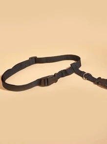 1set Solid Color Pet Leash - Black - View 4
