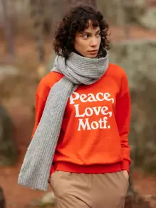 SHEIN EZwear Drop Shoulder Pullover