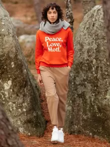 SHEIN EZwear Drop Shoulder Pullover