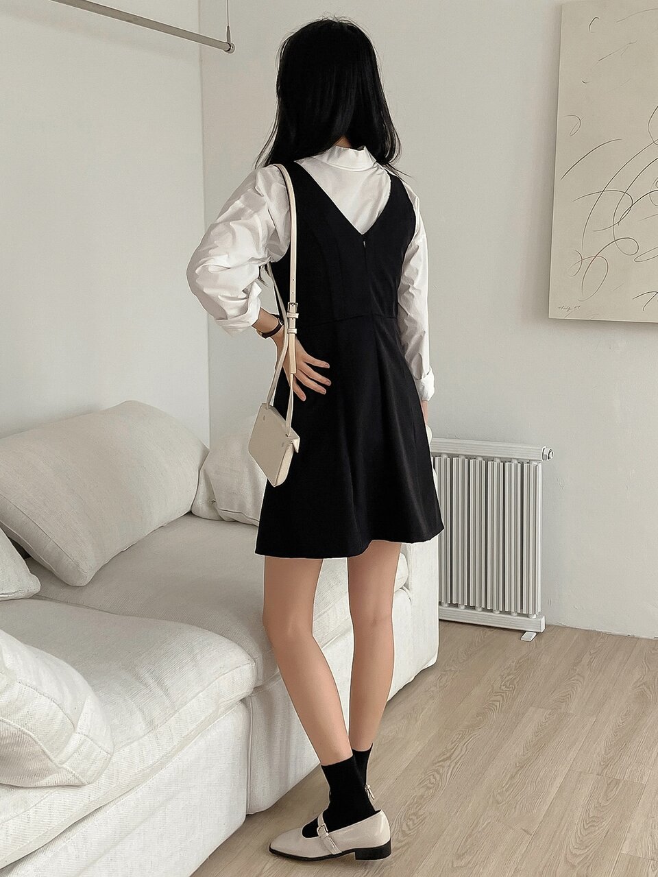 Solid Zip Back Sleeveless Dress,Casual Women Dresses