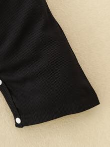 Baby Colorblock Patched Pocket Jumpsuit