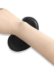 2pcs Plain Wrist Rest Set - Black - View 3