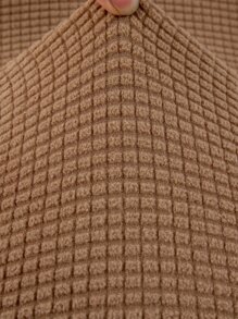 Bọc ghế đàn hồi màu trơn, bọc ghế tối giản tại nhà - Lạc đà - Xem 5