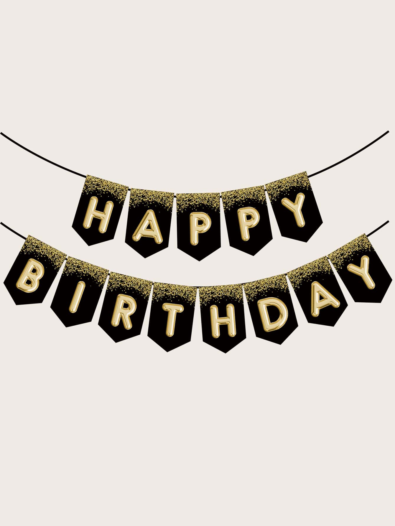 1set Slogan Graphic Pull Flag - Multicolor - View 1