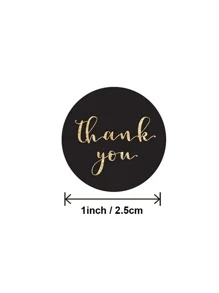 1roll Slogan Graphic Gift Sticker,Christmas - Multicolor - View 3