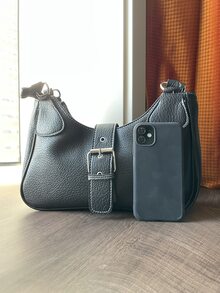 Pebble nổi Đồ trang trí khóa Cái túi , Hằng ngày Đi làm , Du lịch , Kỳ nghỉ , Đường phố Mua sắm , Đen Khâu từ tính , Dây kéo , Màu thuần Da giả Chất liệu Hai vai Dây đeo , Khóa thắt lưng - màu đen - Xem 6