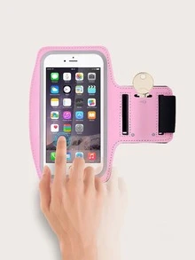 Sports Phone Arm Bag - Pink - View 5