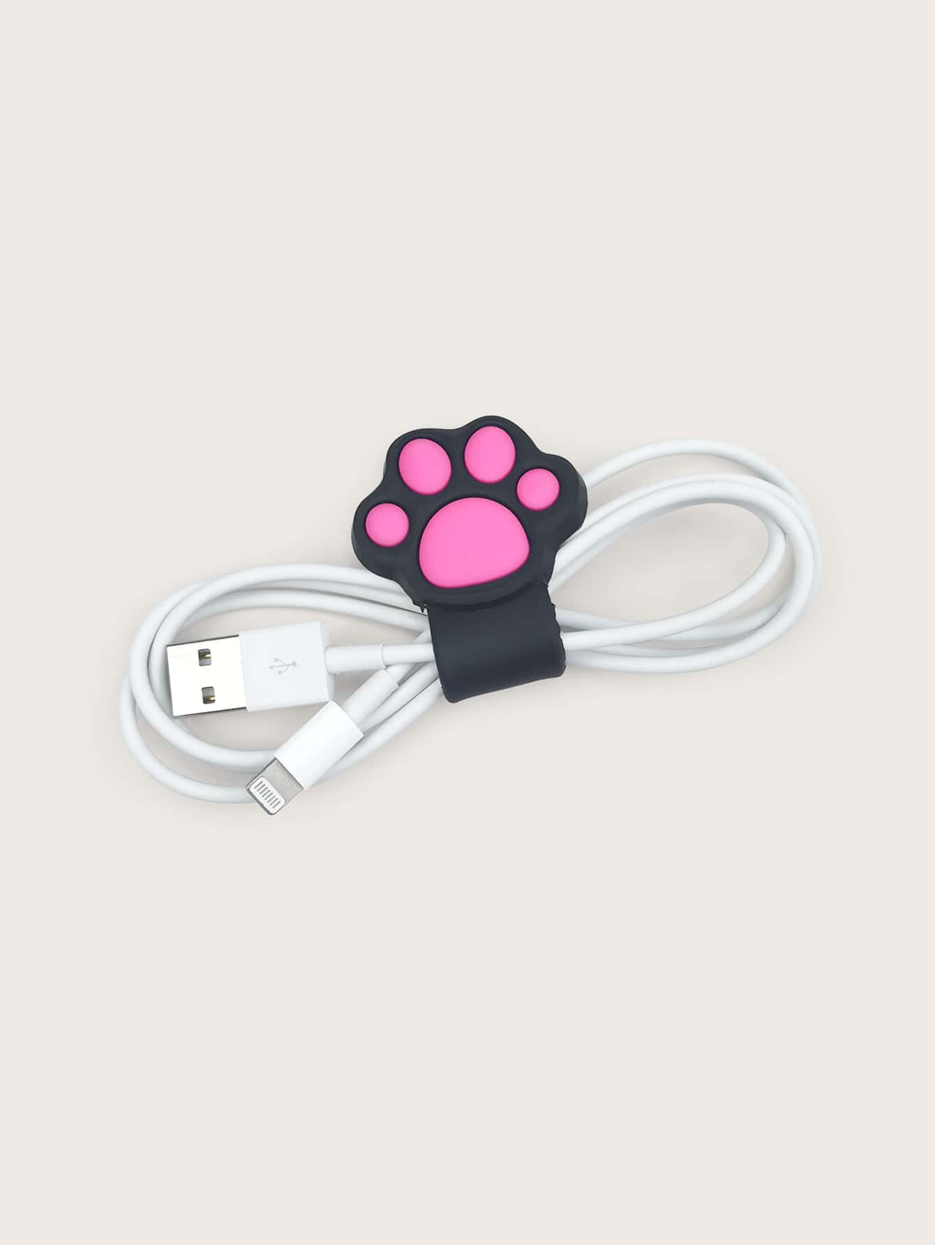 Cat Claw Design Data Cable Organizer - Black - View 1