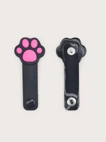 Cat Claw Design Data Cable Organizer - Black - View 2