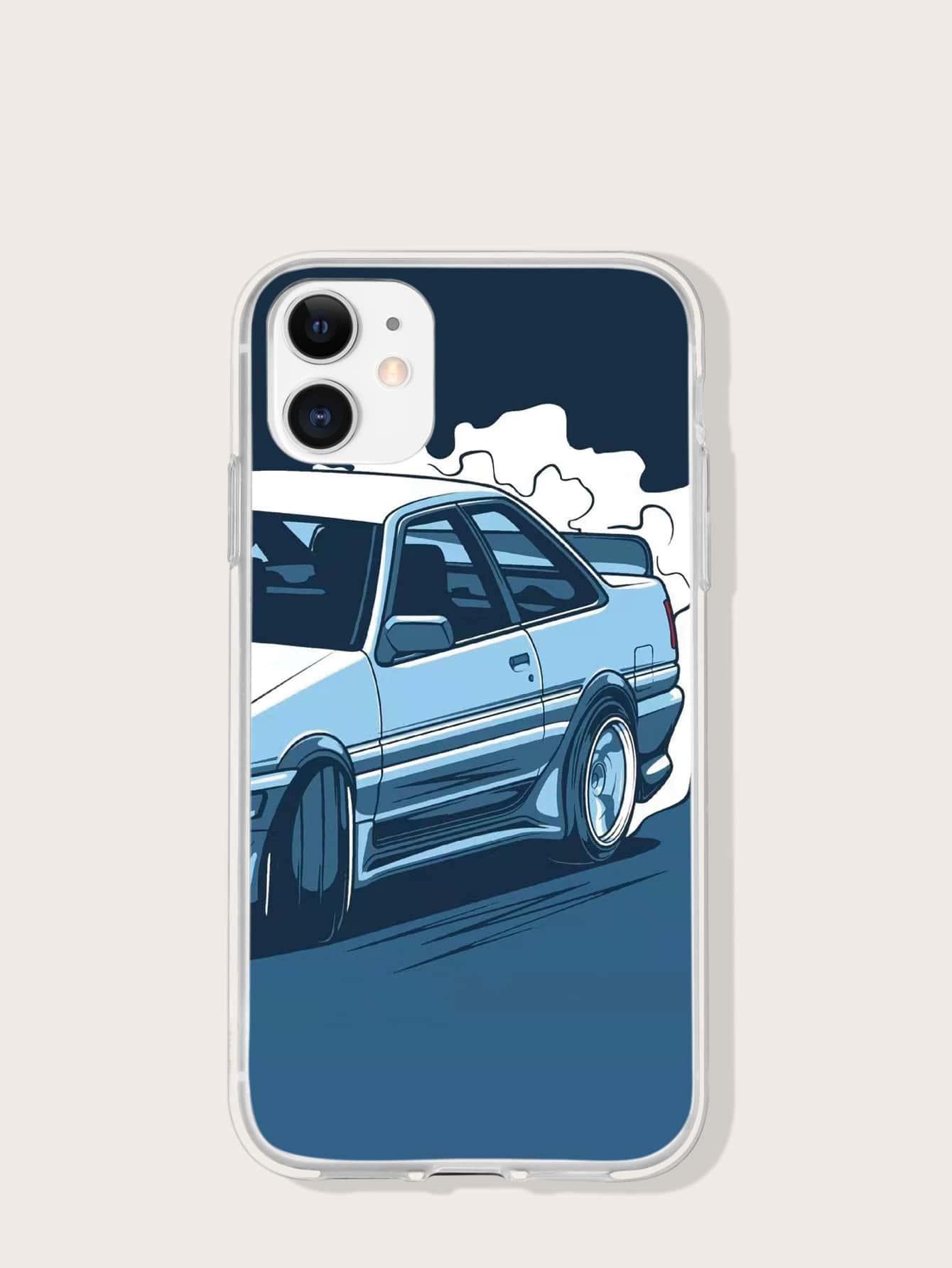 車繪畫手機外殼 - 彩色 - 查看 1