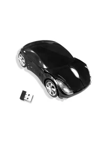 Black Car Shaped Wireless Mouse - Black - View 1