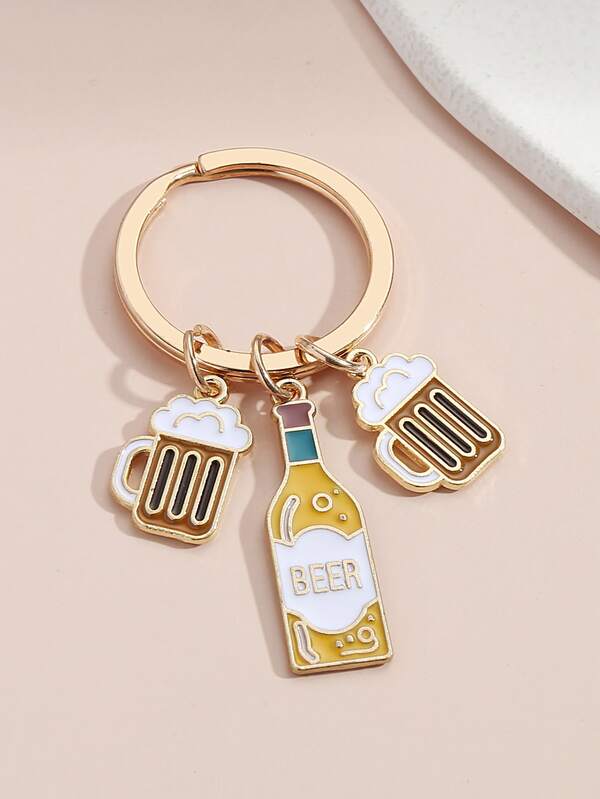 Beer Charm Keychain | SHEIN USA
