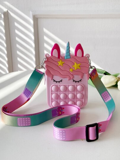 Girls Cartoon Unicorn Design Novelty Bag