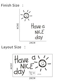 Slogan Graphic Toilet Lid Decal - Black - View 3