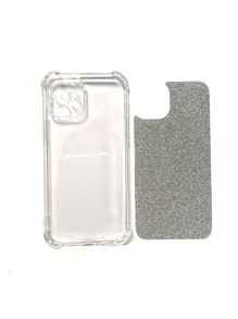 金屬亮絲手機外殼 - 銀色 - 查看 4