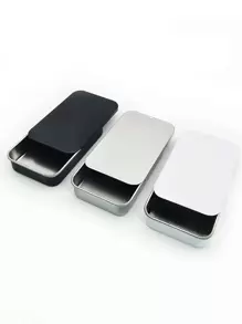 1 pieza Caja de lata de color al azar - Multicolor - Ver 2