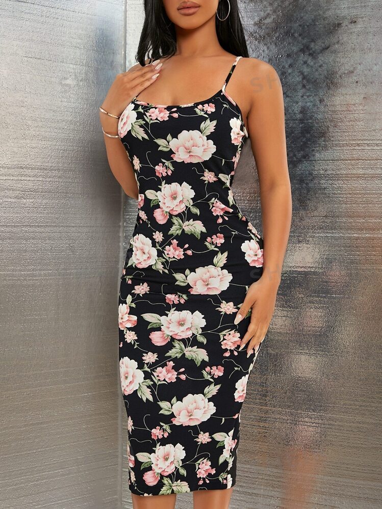 SHEIN Prive Floral Print Cami Dress SHEIN South Africa