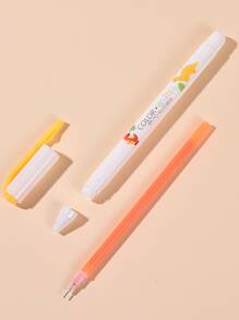 12pcs Cartoon Graphic Gel Pen - Multicolor - View 3