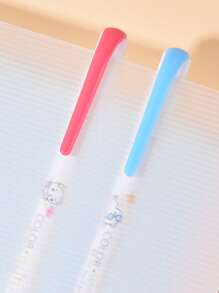 12pcs Cartoon Graphic Gel Pen - Multicolor - View 4