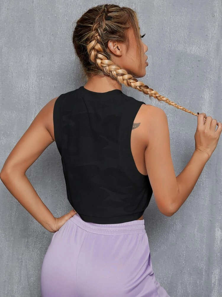 Absorbs Sweat Breathable Softness Sports Tank Top