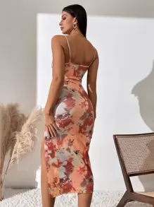 Breezaya 紮染吊帶緊身連衣裙 - 彩色 - 查看 2