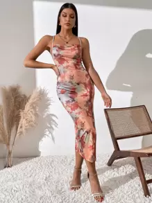 Breezaya 紮染吊帶緊身連衣裙 - 彩色 - 查看 6