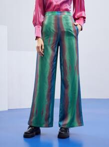 Landing At Noon Quần nữ Túi Dây kéo Cà vạt nhuộm Thanh lịch - Nhiều màu - Xem 1