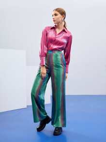 Landing At Noon Quần nữ Túi Dây kéo Cà vạt nhuộm Thanh lịch - Nhiều màu - Xem 6