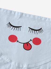 SHEIN 2 Packs Maternity Cartoon Graphic Panty - Multicolor - View 4
