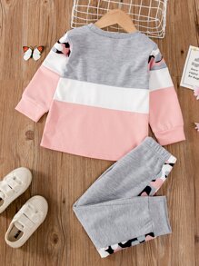 Bộ thời trang bé gái Ngụy trang Loại bướm Giải trí - Nhiều màu - Xem 2