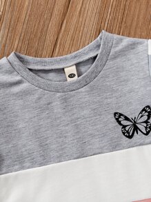 Bộ thời trang bé gái Ngụy trang Loại bướm Giải trí - Nhiều màu - Xem 6