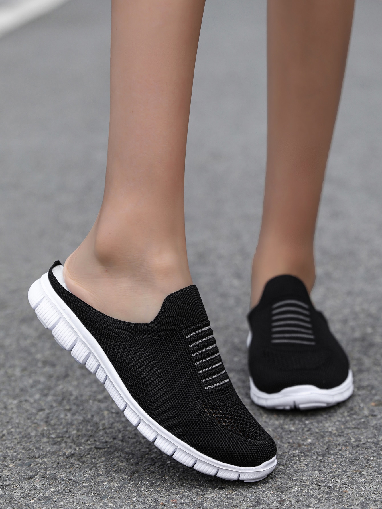 wide mule sneakers
