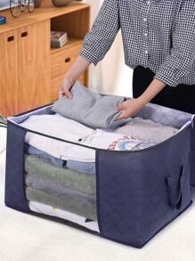 3入組素色衣服收納袋 - 藏蓝色 - 查看 2