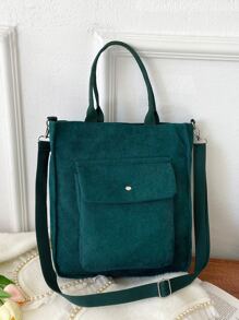 Minimalist Tote Bag - Green - View 6