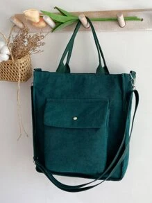 Minimalist Tote Bag - Green - View 7