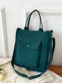 Minimalist Tote Bag - Green - View 8