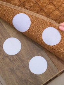 5 piezas Hook-and-loop Fastener redondo antideslizante - Blanco - Ver 2