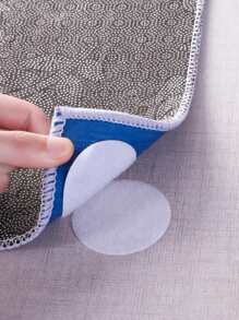 5 piezas Hook-and-loop Fastener redondo antideslizante - Blanco - Ver 3