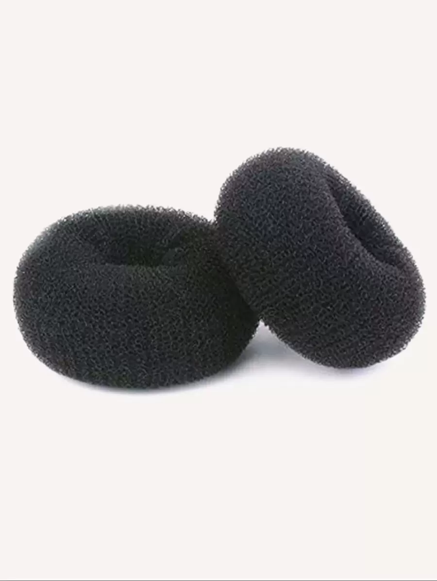 2 piezas Coletero sólido Fabricante de moño tipo rosquilla, Estilo anillo de moño, 2 piezas Moldeador de moño tipo rosquilla mediano para cabello corto y fino (Mediano, 3 pulgadas/), Rulos para el cabello, Rizos sin calor, Rizador de cabello, Productos y accesorios para el cabello para peluquería, salón de belleza, vuelta al colegio, artículos esenciales de viaje, feriados, rizador de cabello, rulos para el cabello, Navidad, rizador de cabello, productos para el cabello rizado, rizo de cabello, rulo de cabello, rulos para el cabello, herramientas para el cabello rizado, rizadores sin calor, cepillo para el cabello rizado, equipo de peluquería, ondas sin calor, artículos esenciales de viaje, artículo esencial de viaje, peinado, peluquería, cabello rizado, rulos para el cabello, rizador de cabello, rizo sin calor, rizos sin calor, rizadores de cabello, rulos, rizo de cabello, rulos para el cabello, herramientas para el cabello rizado - Negro - Ver 1