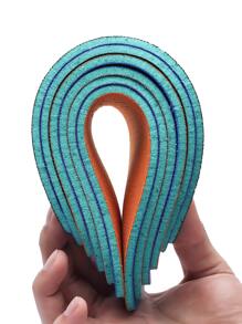 3pairs Colorblock Shoes Insoles - Blue - View 2