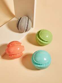 1pc Ball Shaped Random Color Pet Chew Toy - Multicolor - View 1