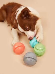 1pc Ball Shaped Random Color Pet Chew Toy - Multicolor - View 2