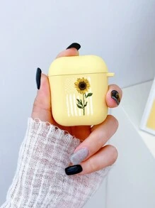 1 Vỏ bảo vệ Airpods Pro thế hệ 2 màu vàng sáng hoạt hình hình hoa hướng dương - Màu vàng - Xem 8