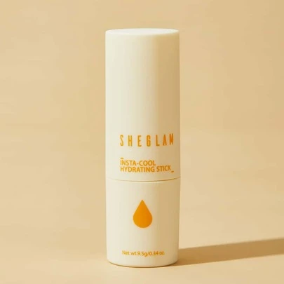 SHEGLAM Insta-Cool Hydrating Stick Portable Moisturizing Balm Stick Hydrating Makeup Primer Face Skin Care Brand Beauty Makeup Face Paint Cosmetic For Women Girls Perfect For Spring Summer Ideal For Y2K Fancy Fashion Suitable For Birthday Mother'S Day Gift Rave Party Ready Best Color