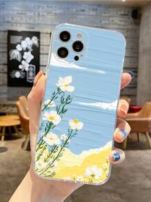 Flower Oil Painting Phone Case - Multicolor - View 1