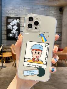 Funda de celular transparente con dibujos animados - Multicolor - Ver 1