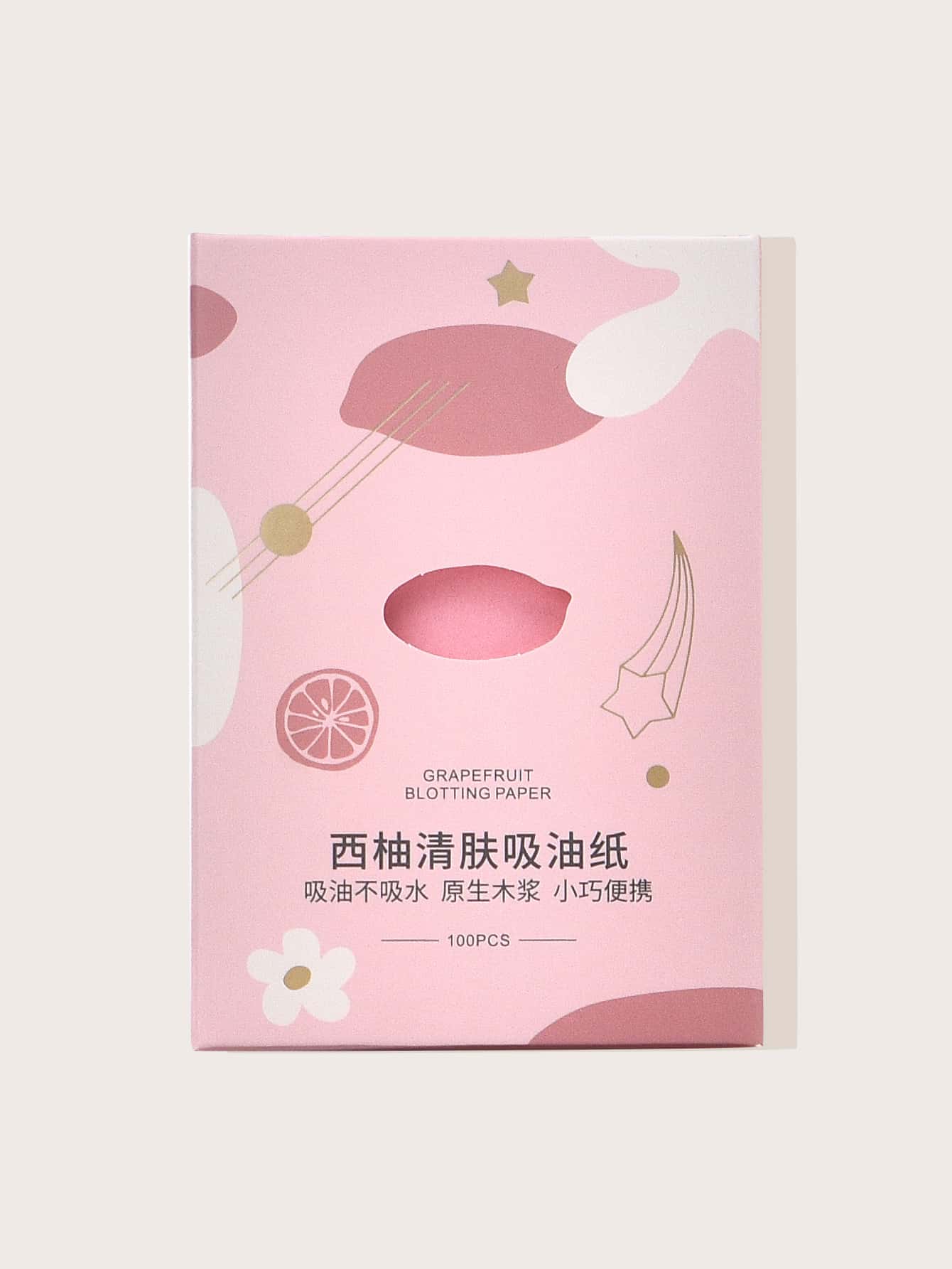 Portable Oil Blotting Paper For Oily Skin Care, 100 Sheets Extractable Grapefruit Absorbing Oil Control Film Natural Soft Face Tissues For Men Women Travel Supplies, Easy To Grab One,Skincare,Room Decor,Home Decor,Bedroom Decor,Bathroom,Christmas Gifts,Bathroom Decor,Travel,Travel Stuff,Wedding,Christmas Party,Mom Gifts,Home,Room,House Decor,Christmas Gift,Gifts For Mom,Birthday,Pink Room Decor,Living Room Decor,Bedroom,Gifts For Men,Dad Gifts,Mushroom,New Years,Mom,Accessories,Gifts For Dad,Friends,Funny Gift - Pink - View 1