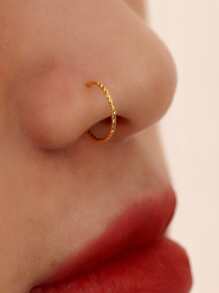 Vòng mũi đơn giản - Vàng - Xem 1