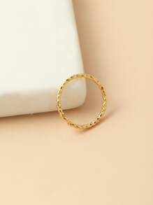 Vòng mũi đơn giản - Vàng - Xem 3